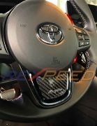 Rexpeed: Carbon Fibre Steering Wheel Badge: Toyota: Supra 2020 
