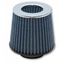 VIBRANT: PERFORMANCE "OPEN FUNNEL" AIR FILTER (2.5" INLET I.D.) - CHROME CAP