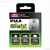 PIAA: NIGHT TECH 3600K HB3 (9005)Evo 7-X  High Beam 12V  60W