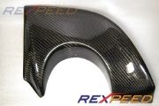 Rexpeed JDM V-Style Carbon Heat Shield - Evo 9