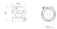 Turbosmart BOV Race Port Female GenV -No Weld Flange