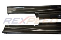 Rexpeed: V2 Carbon Fibre Side Skirt Extension: Nissan: GTR R35